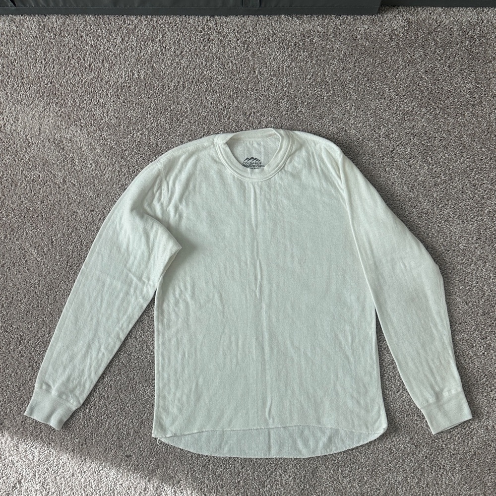 Base Layer White Long Sleeve Shirt